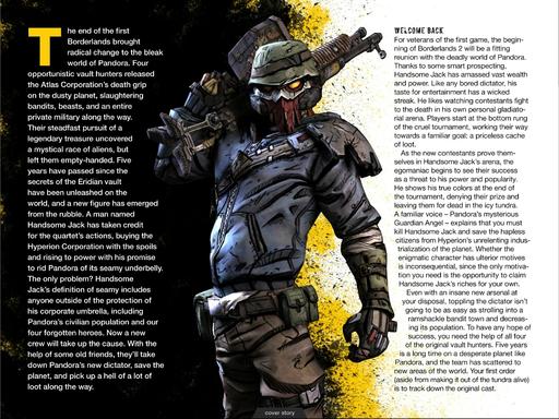 Borderlands 2 - Borderlands 2 в журнале Game Informer